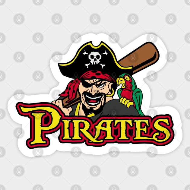 Pirates Baseball Logo Sticker by DavesTees